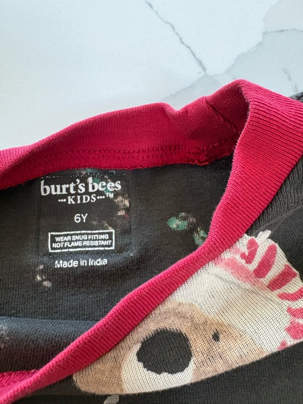 Two Set of Burts Bees Holiday PJs-6T - Picture 3 of 4